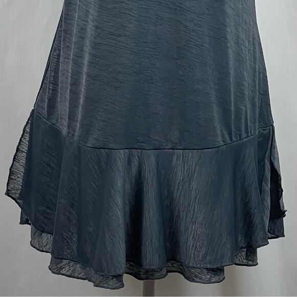 Pretty Angel Gray Cottage Fairy Ruffled Whimsical Tunic Top NWT Size S - Picture 3 of 11